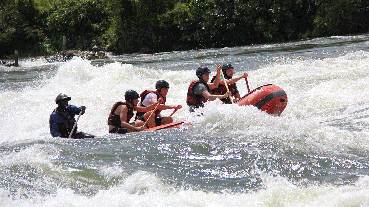 White-Water Rafting on the Nile